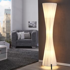 Estila Luxusná moderná stojaca lampa Helix L 160cm biela