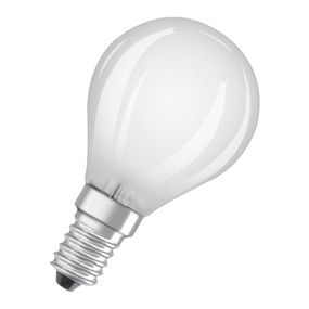 OSRAM Classic P LED žiarovka E14 5W 4.000K matná, E14, 5W, Energialuokka: F, P: 7.8 cm