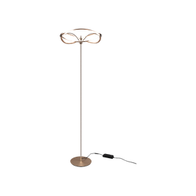 TRIO 421210108 CHARIVARI stojacia lampa LED D520mm 31W/3700lm 3000K mosadz, stmievateľné