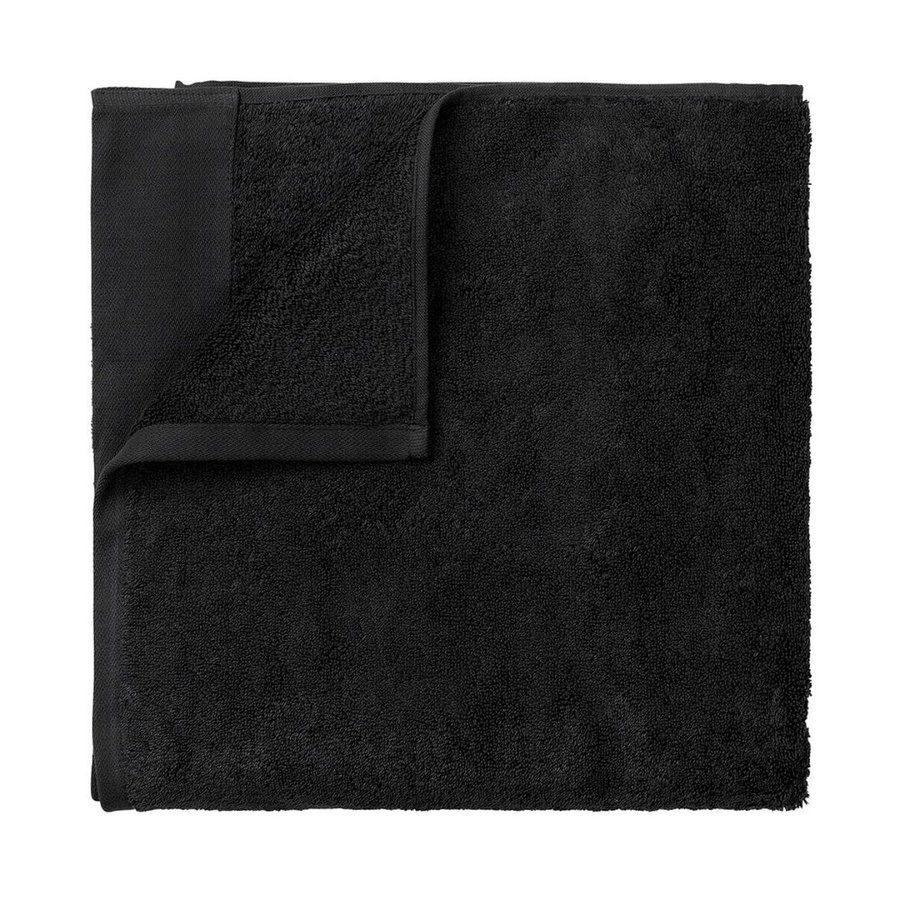 Froté saunová osuška z bio bavlny RIVA | black