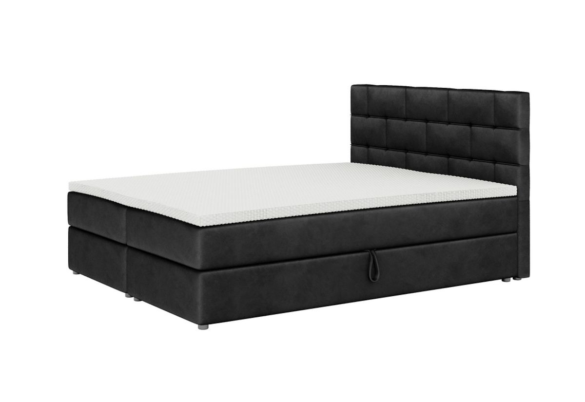 Expedo Čalúnená posteľ boxspring BETANIA + topper, 160x200, itaka 15