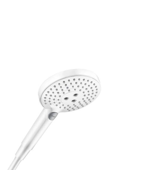 HansGrohe Raindance Select S - Sprchová hlavica 120, 3 prúdy, EcoSmart, matná biela 26531700