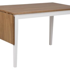 Dkton Jedálenský stôl rozkladací Neaira 120/160 cm rubber dub