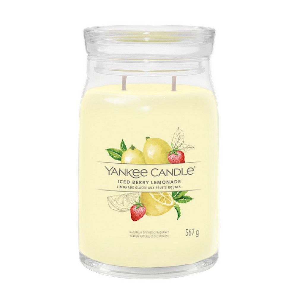 YANKEE CANDLE 1629983E SIG SVIECKA VELKA ICED BERRY LEMONADE 567G