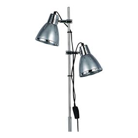 Ideal Lux - Stojacia lampa 2xE27/60W/230V strieborná