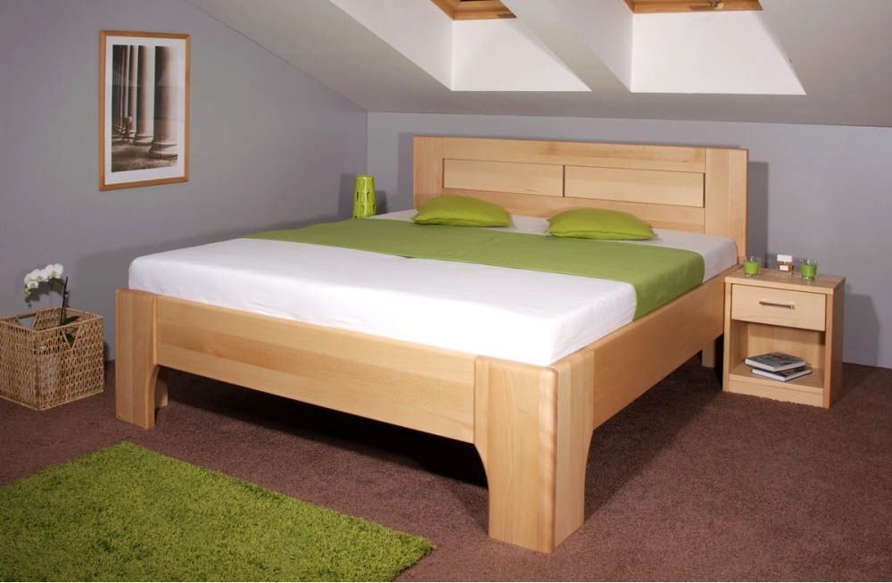 Masívna posteľ s úložným priestorom olympia 3 - 160/180 x 200cm -