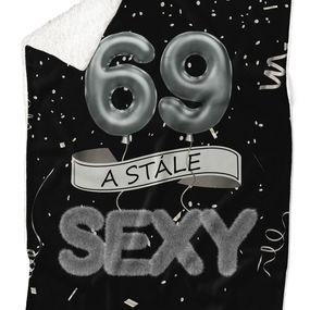 Deka Stále sexy – Čierna (vek: 69, Podšitie baránkom: ÁNO)