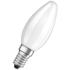 OSRAM sviečková LED E14 4W 4.000K matná, E14, 4W, Energialuokka: E, P: 10 cm