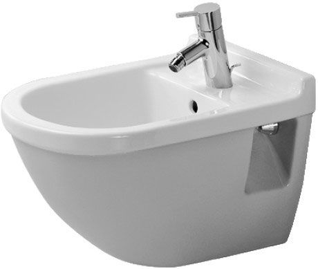 Duravit Starck 3  - závesný bidet 36x54 cm + Wondergliss 22301500001