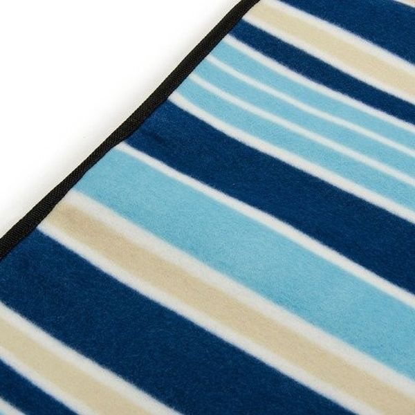 DomTextilu Pikniková deka s modrými pruhmi  200  x  220   10319-41731 Modrá Moderný