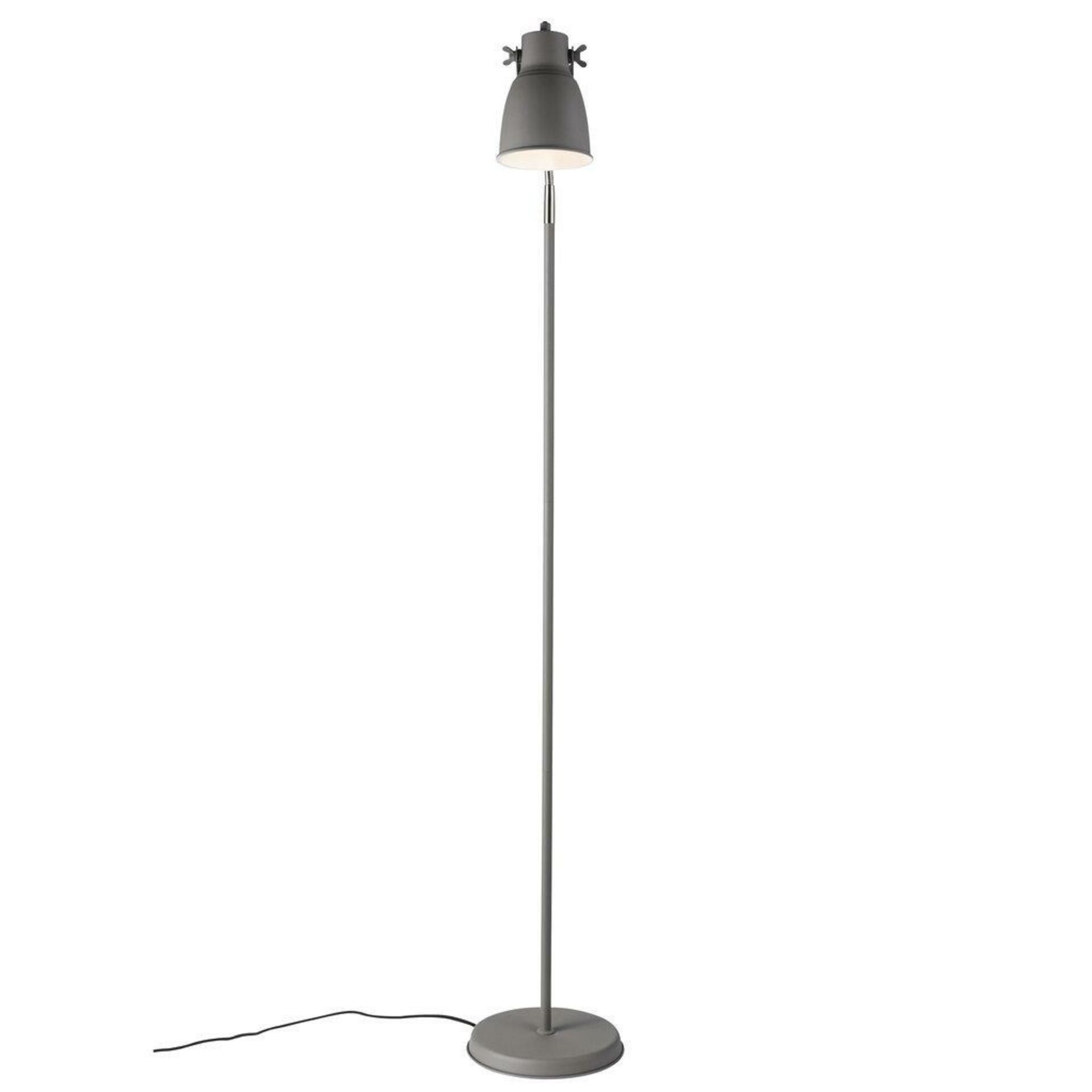 NORDLUX stojací lampa Adrian 25W E27 šedá 48824011