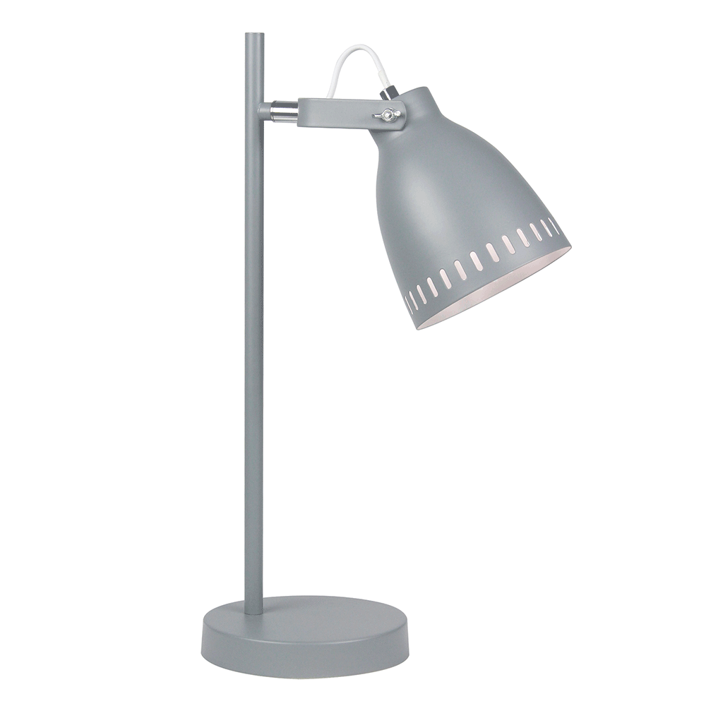 Stolná lampa AIDEN TYP 3 Tempo Kondela Sivá