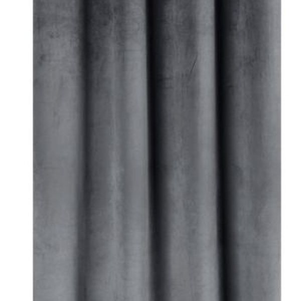 Moderné sivé závesy v jednofarebnej kombinácii 140 x 250 cm