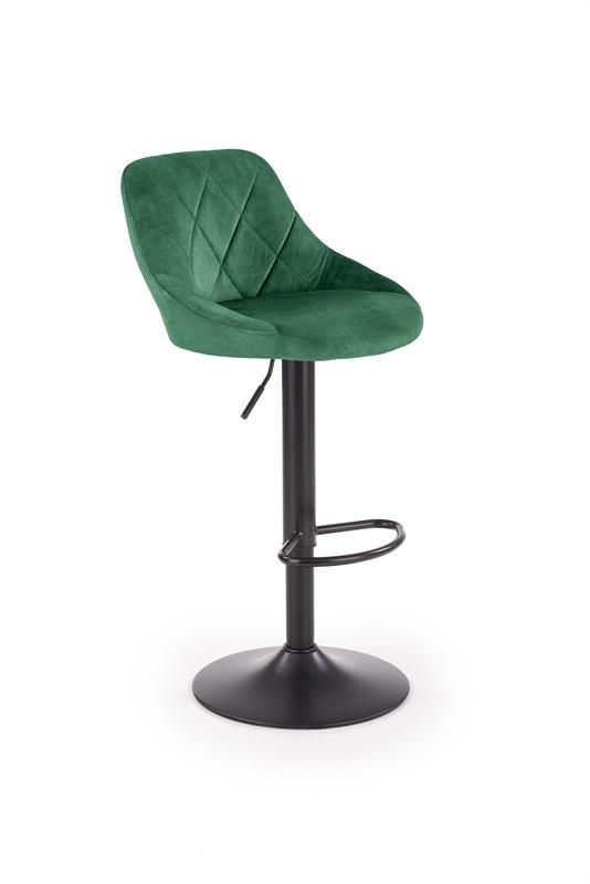 Halmar H101 barová stolička tmavo zelená