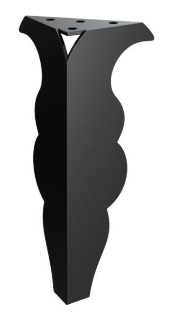 RMP Nábytková nožička Klio 20 cm čierna NOHA023/20