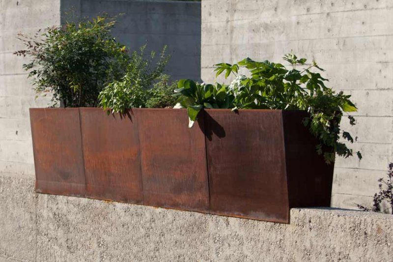 Il Giardino di Corten - Kvetináč TEBE TRAPEZIO