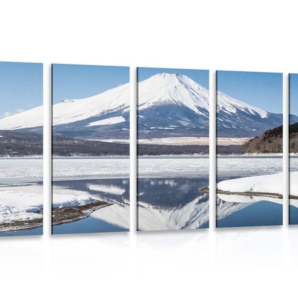 5-dielny obraz japonská hora Fuji - 100x50