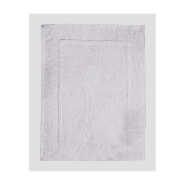 Biela bavlnená kúpeľňová predložka Wenko, 50 × 70 cm