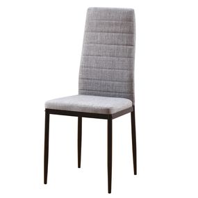 HRON 5 jedálenská stolička, sivá/čierna