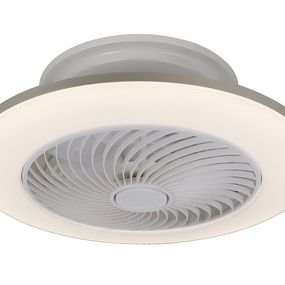 Rabalux 6710 Dalfon stmievateľné stropné LED svietidlo /ventilátor 550mm 36W/2100lm 3000-6000K IP20 s diaľkovým ovládaním biela