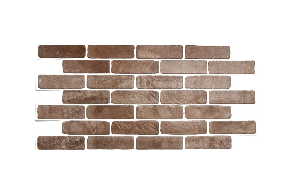 PVC 3D obkladový panel 100 x 49 cm - Old Brick stará tehla