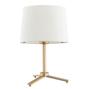 Argon 8318 - Stolná lampa CAVALINO 1xE27/15W/230V 39 cm krémová/zlatá