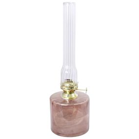 Strömshaga Petrolejová lampa Elvira Ash Pink Large