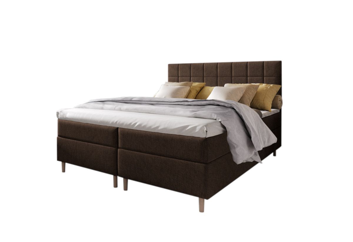 Expedo Čalúnená posteľ boxspring SICILIE, 140x200, inari 24 + topper