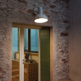 NEMO Nemo Projecteur 365 nástenné svetlo pieskovo-biele, Obývacia izba / jedáleň, hliník, sklo, E27, 150W