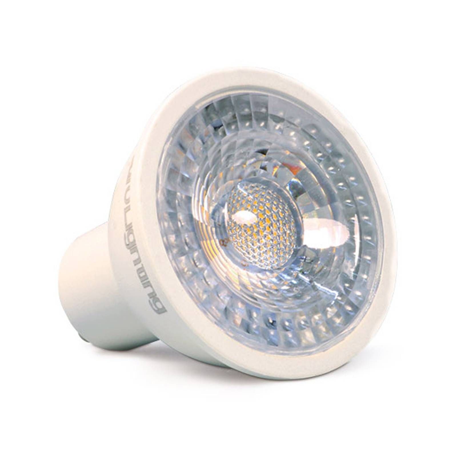 euroLighting LED reflektor GU10 6, 5W plné spektrum 4 000K Ra95, plast, GU10, 6.5W, Energialuokka: E, P: 5.7 cm