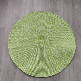 Prestieranie okrúhle 38 cm - zelenobiele