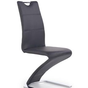 Halmar K291 jedálenská stolička, čierna