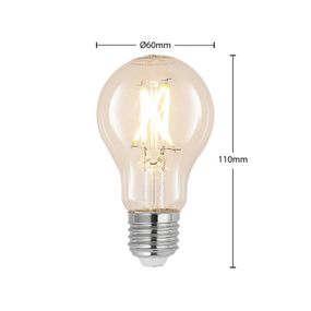 Arcchio LED E27 6W 2 700 K filament, stmievateľná číra 3ks, E27, 6W, Energialuokka: E, P: 11 cm