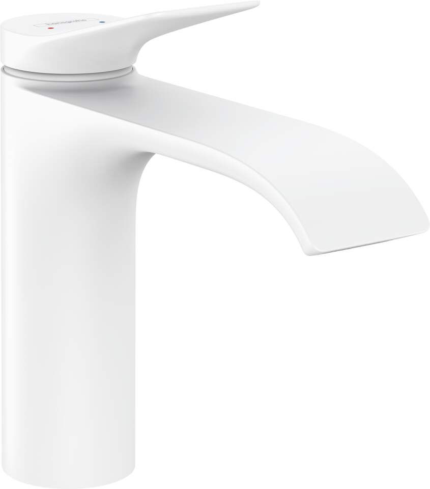 Hansgrohe Vivenis - Umývadlová batéria 110, s výpustom, EcoSmart, matná biela 75020700