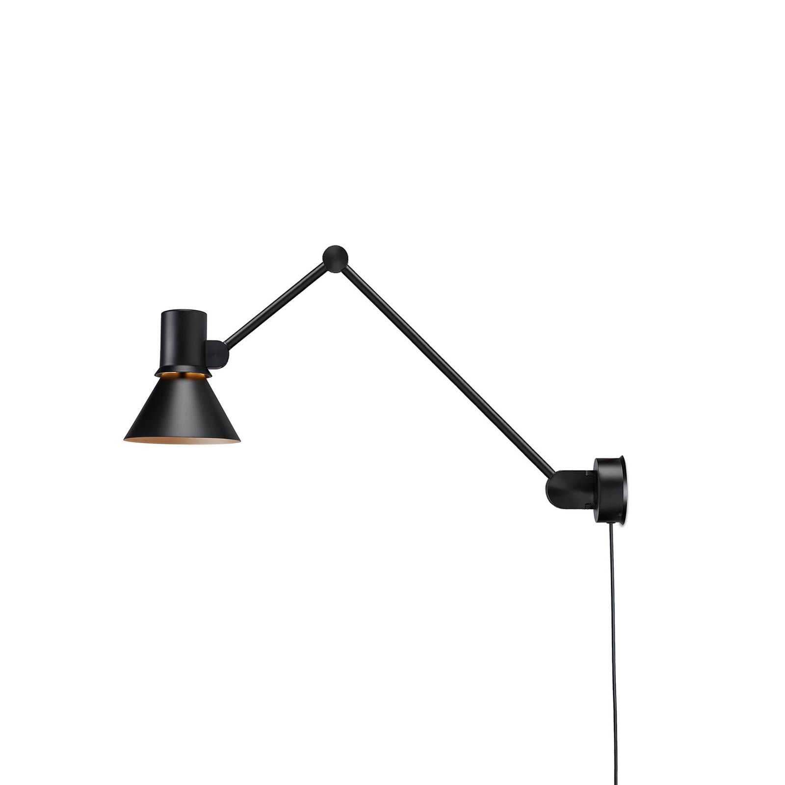 Anglepoise Type 80 W3 svetlo zástrčka čierna, Obývacia izba / jedáleň, oceľ, hliník, E27, 6W, L: 14.5 cm, K: 16cm