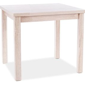 Signal Jedálenský stôl Adam |  90 x 65 cm Farba: dub sonoma