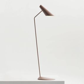 Vibia I.Cono 0712 dizajnérska stojaca lampa béžová, Obývacia izba / jedáleň, oceľ, polykarbonát, zamak, E14, 6W, K: 127cm
