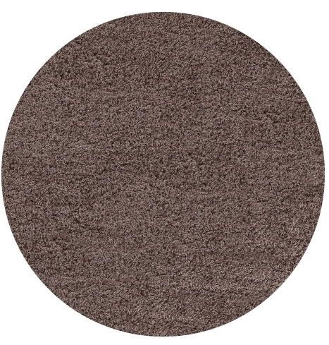 Ayyildiz koberce Kusový koberec Life Shaggy 1500 mocca kruh - 80x80 (priemer) kruh cm