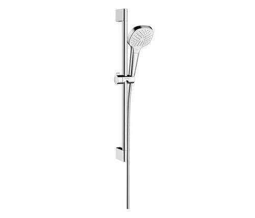 HansGrohe Croma Select E - Sprchová súprava Multi EcoSmart 9 l/min 0,90 m, biela/chróm 26591400