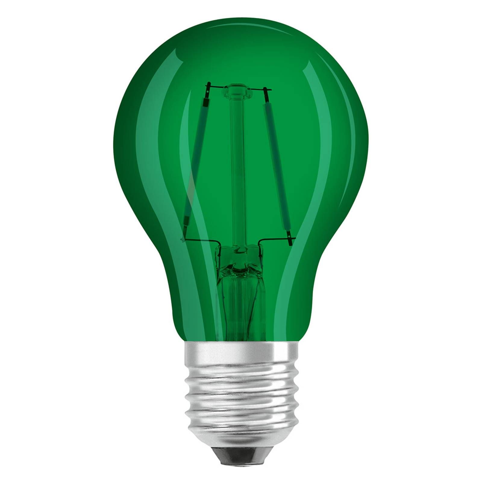 OSRAM LED E27 Star Décor Cla A 2, 5W, zelená, E27, 2.5W, Energialuokka: G, P: 10.5 cm