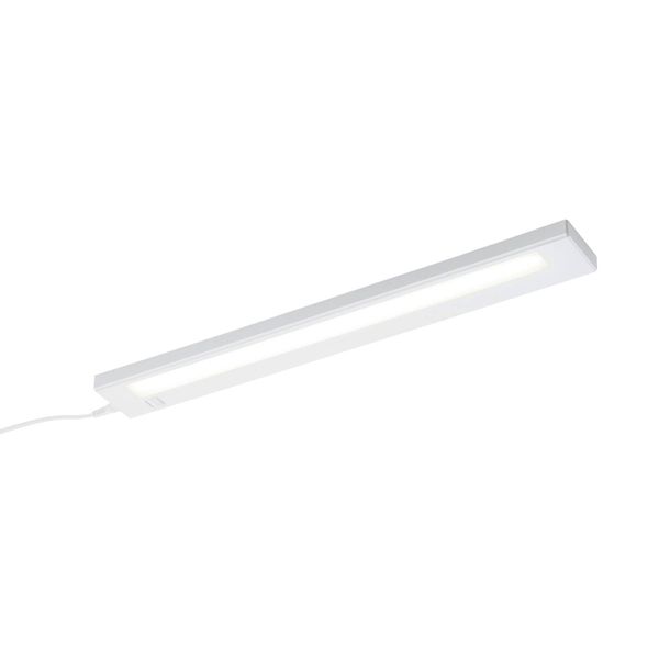 Trio Lighting Podhľadové LED svietidlo Alino, biele, dĺžka 55 cm, Kuchyňa, plast, 7W, P: 55 cm, L: 7 cm, K: 2cm