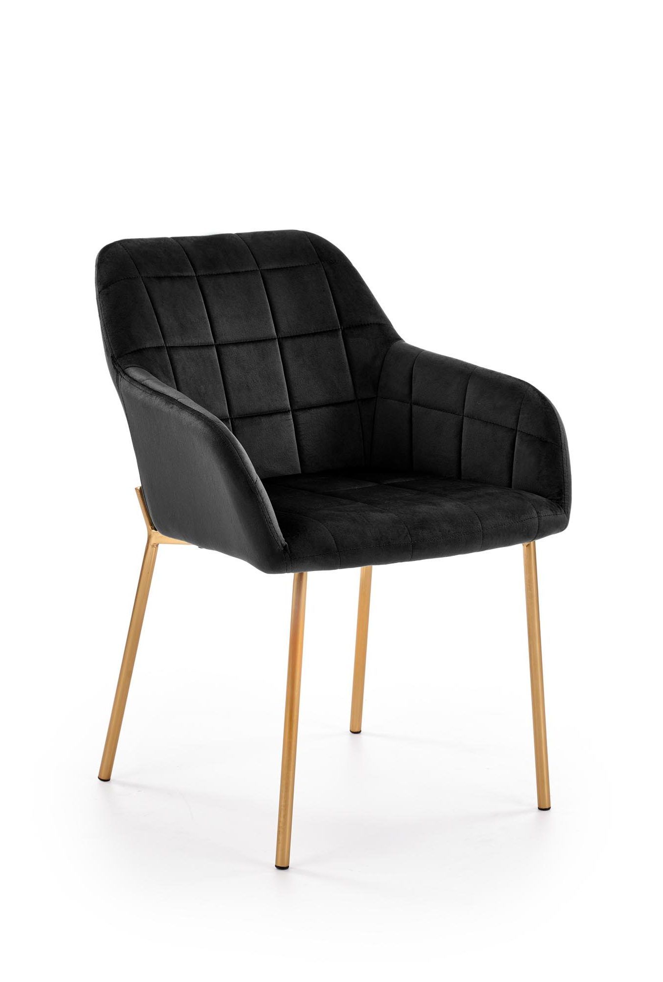 Halmar K306 stolička zlatá / čierna