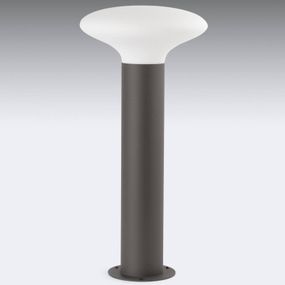FARO BARCELONA Soklové LED svietidlo Blub's, 54 cm, odliatok hliníkovej zliatiny, PMMA, E27, 20W, K: 54cm