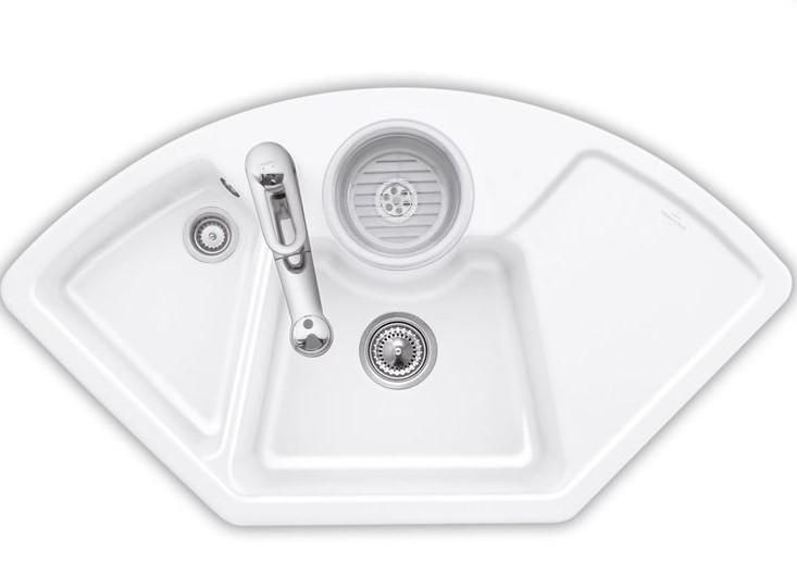 VILLEROY & BOCH - Villeroy & Boch Solo Corner 1075.20R Biela keramika 4022693878816