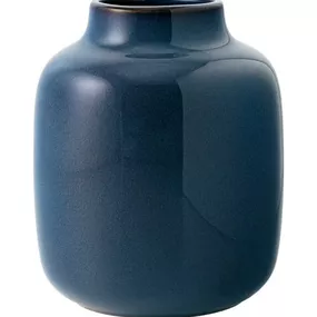 Villeroy & Boch Lave Home bleu uni kameninová váza Nek, 15,5 cm 10-4286-5091