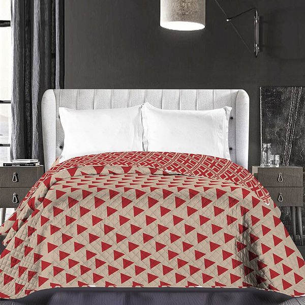 DomTextilu Luxusné béžové prehozy na posteľ obojstranné Šírka: 240 cm | Dĺžka: 260 cm 8001-21834