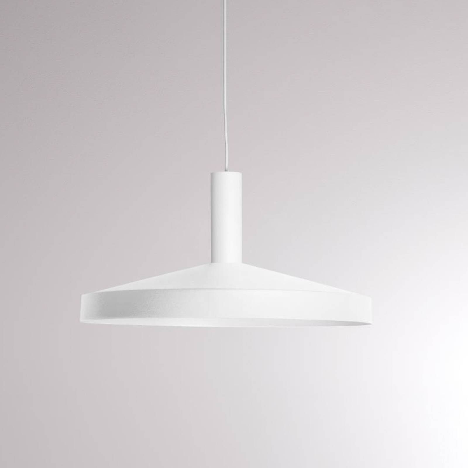 Molto Luce Lora Shade 3 závesné LED svietidlo 2 700 K biela, Obývacia izba / jedáleň, hliník, plastový úplet, 10W, K: 8.9cm