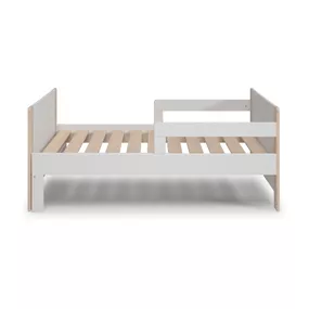 Biela/prírodná rastúca detská posteľ 90x140 cm Willi – Marckeric