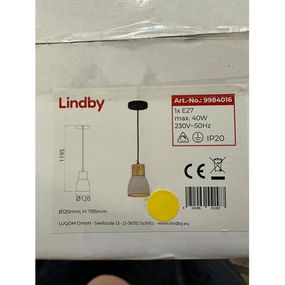 Lindby - Luster na lanku MARGOT 1xE27/40W/230V