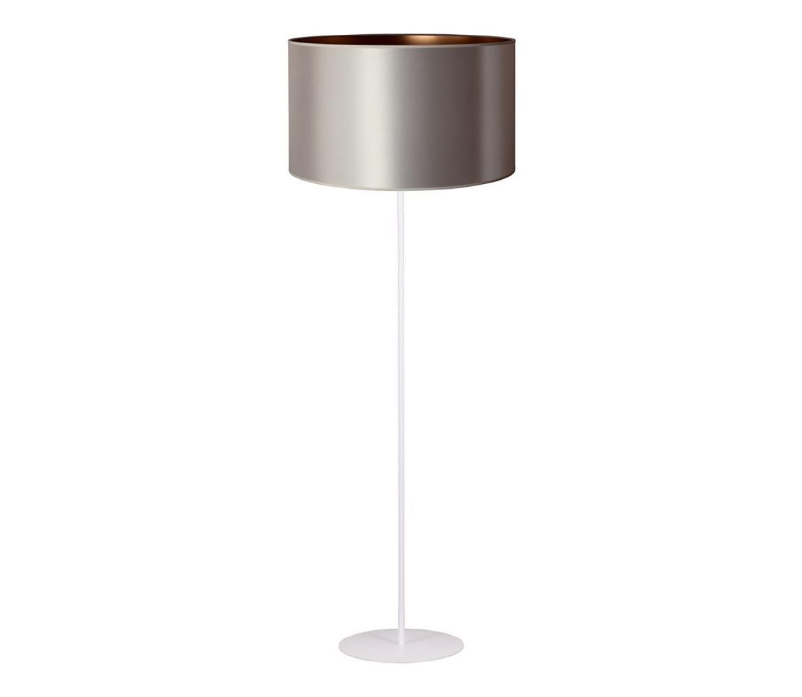 Stojacia lampa CANNES 1xE27/15W/230V 45 cm strieborná/medená/biela